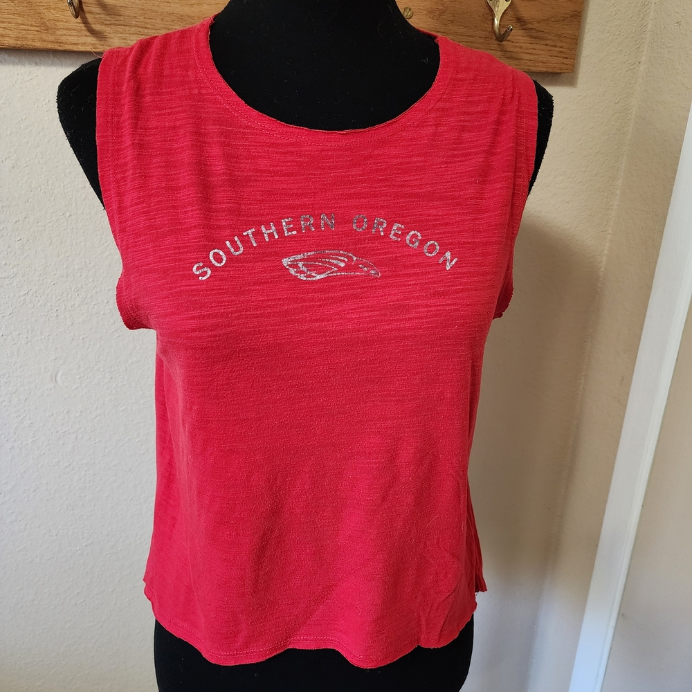 Southern Oregon Red Sleeveless Top